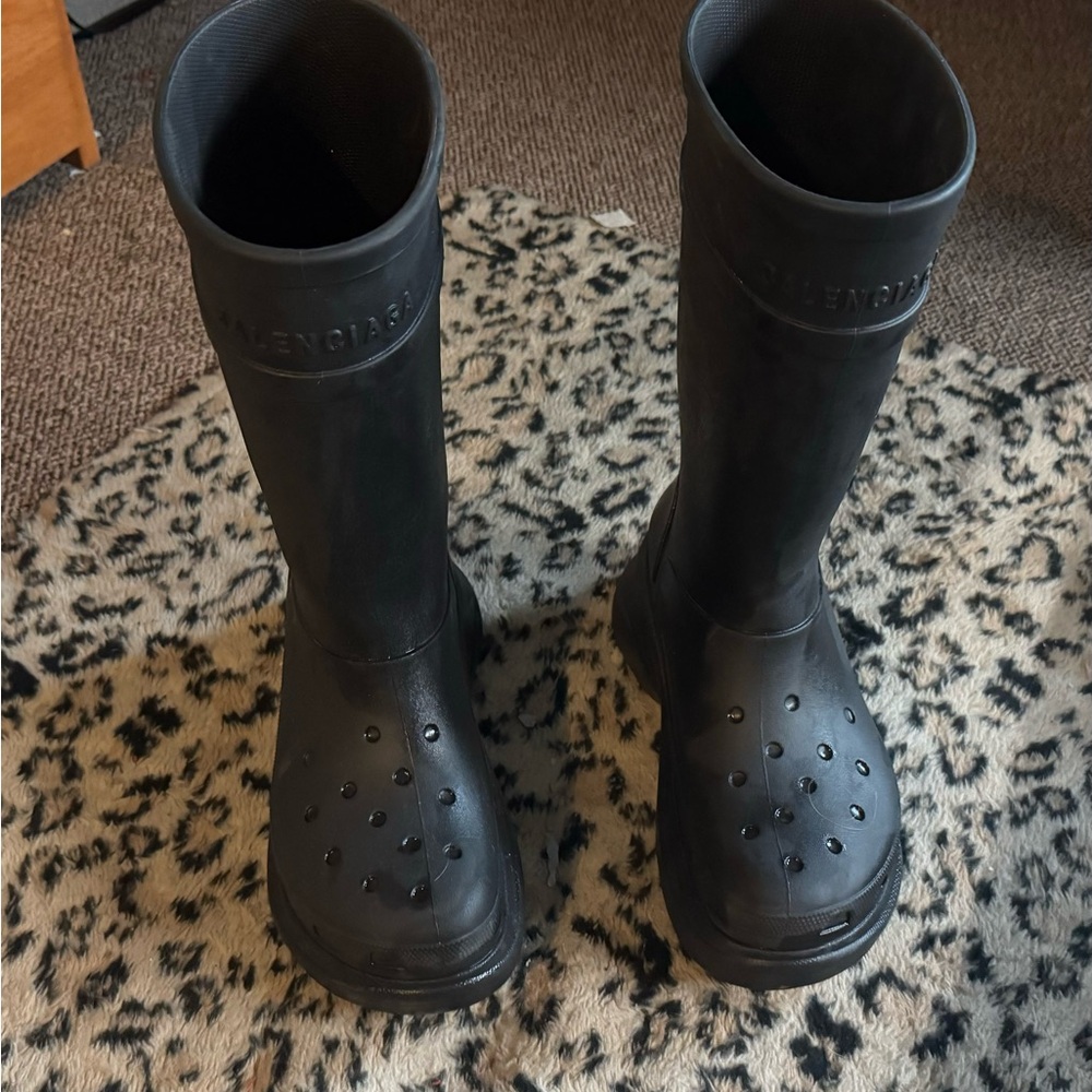 Balenciaga Croc boots 
Worn Once 
NEED GONE ‼️‼️ - Picture 2 of 4